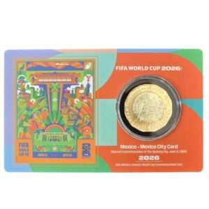 2026 Mexico - FIFA Football Worldcup 2026 Mexico City BU $20 Peso Coin Card