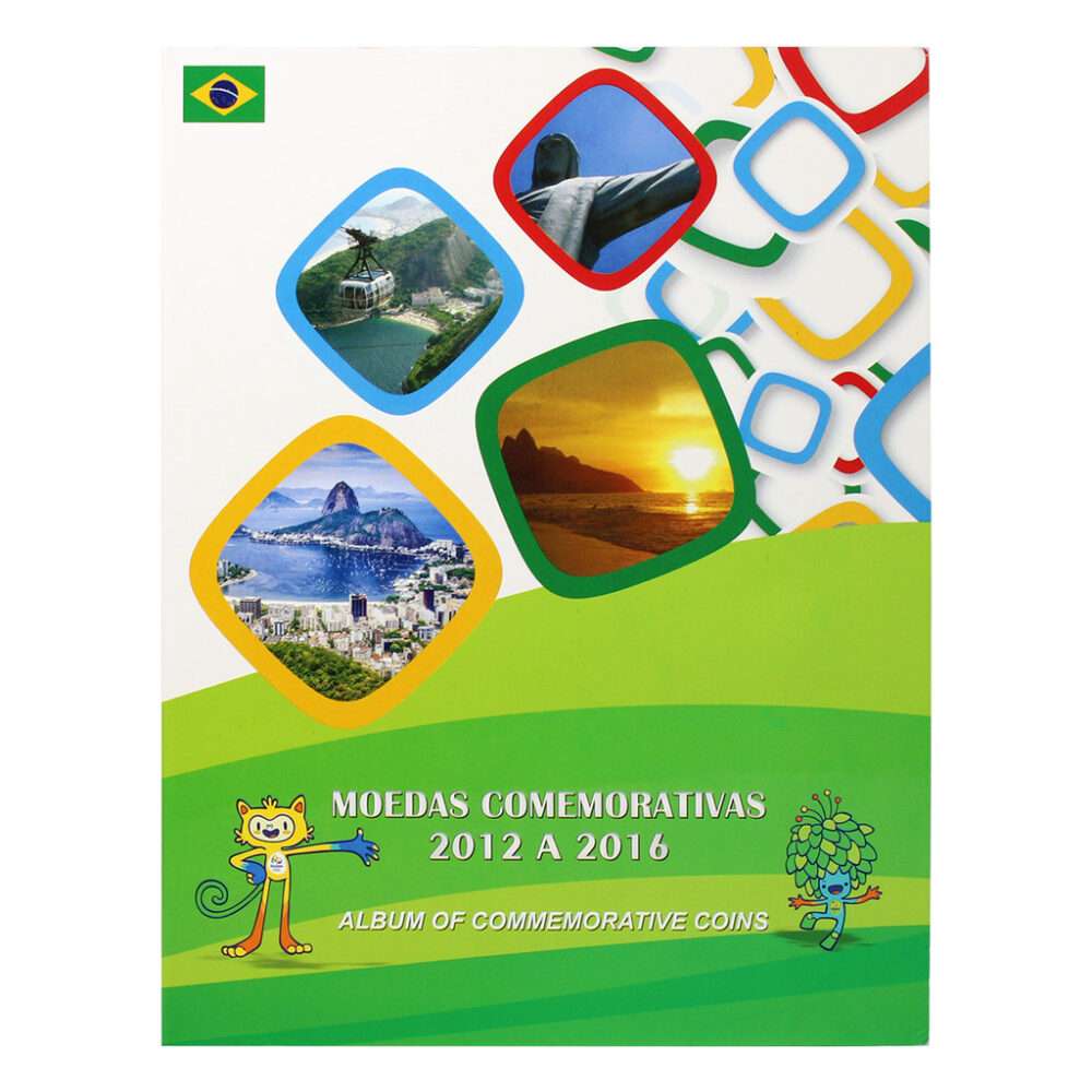 Rio 2016 Brazil Olympics 16-Coin Album (No Coins)