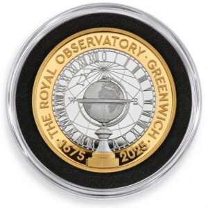 2025 350 Years of The Royal Observatory Greenwich Proof £2 Coin in Capsule