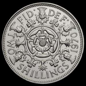 1970 Proof Two Shillings Coin in Capsule