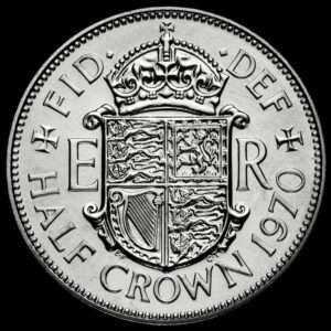 1970 Proof Half Crown Coin in Capsule