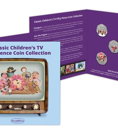 2025 Guernsey Classic Children’s TV 50p Coloured Coin Set