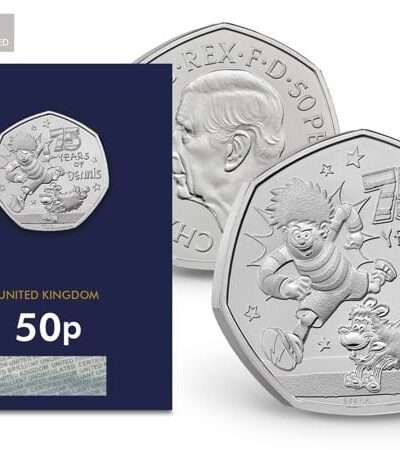 2026 75 Years of Dennis the Menace – Beano 50p BU Certified CC
