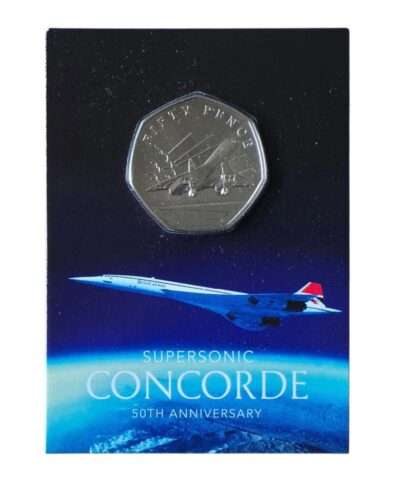 2019 Guernsey Concorde Anniversary ‘Take-off’ 50p BU Certified CC