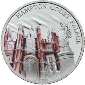 2017 Hampton Court Palace Portrait of Britain UK £5 Coloured Silver Proof in Capsule
