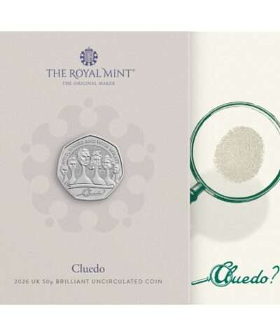 2026 75 Years of Cluedo BU 50p Dispatched late October