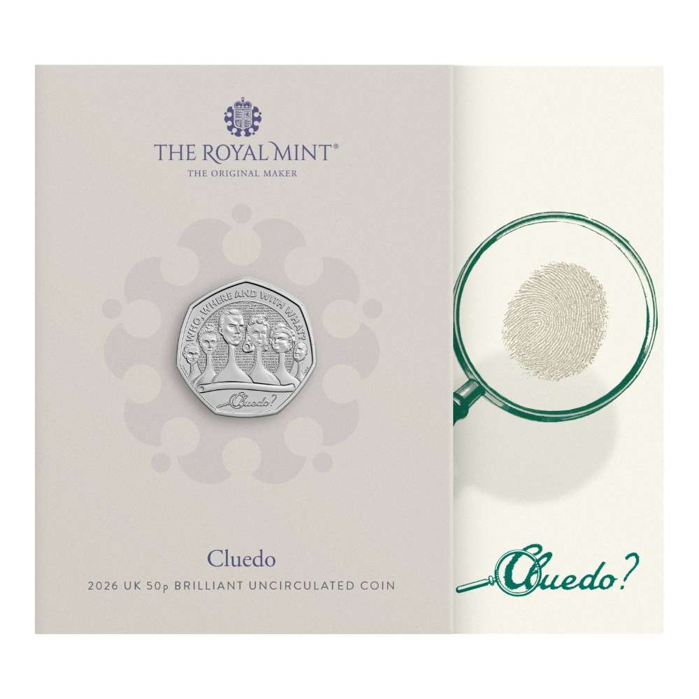 2026 75 Years of Cluedo BU 50p <br><i>Dispatched late October</i>
