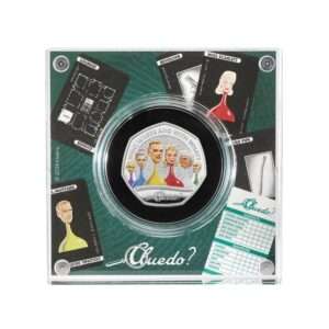 2026 75 Years of Cluedo Silver Proof Coloured 50p