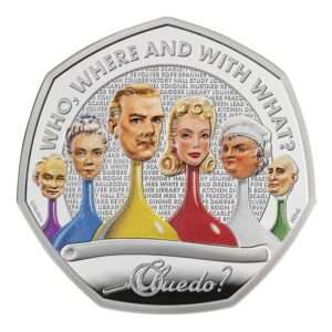 2026 75 Years of Cluedo BU Coloured 50p