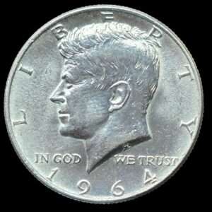 1964 USA Silver .900 Half Dollar John F Kennedy