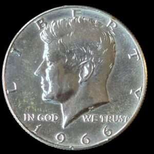 1966 USA Silver .400 Half Dollar John F Kennedy