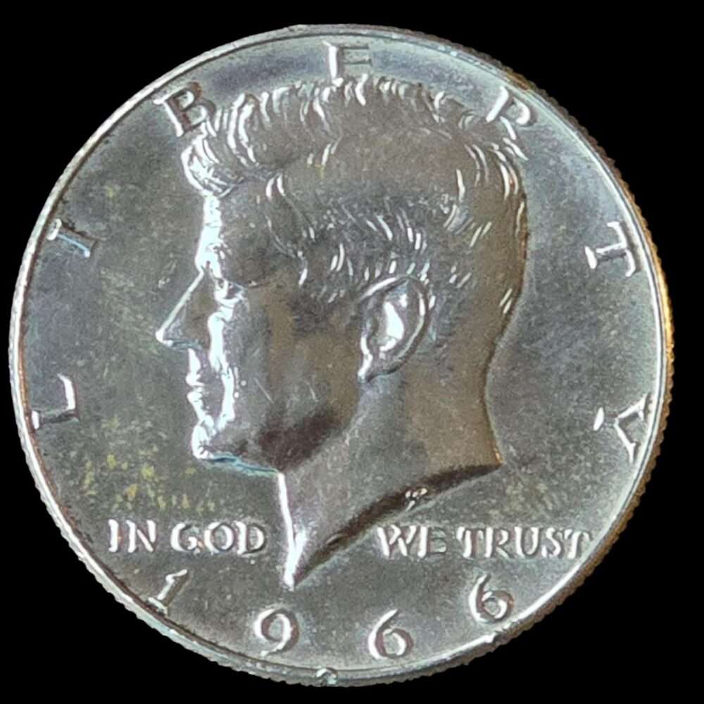 1966 USA Silver .400 Half Dollar John F Kennedy