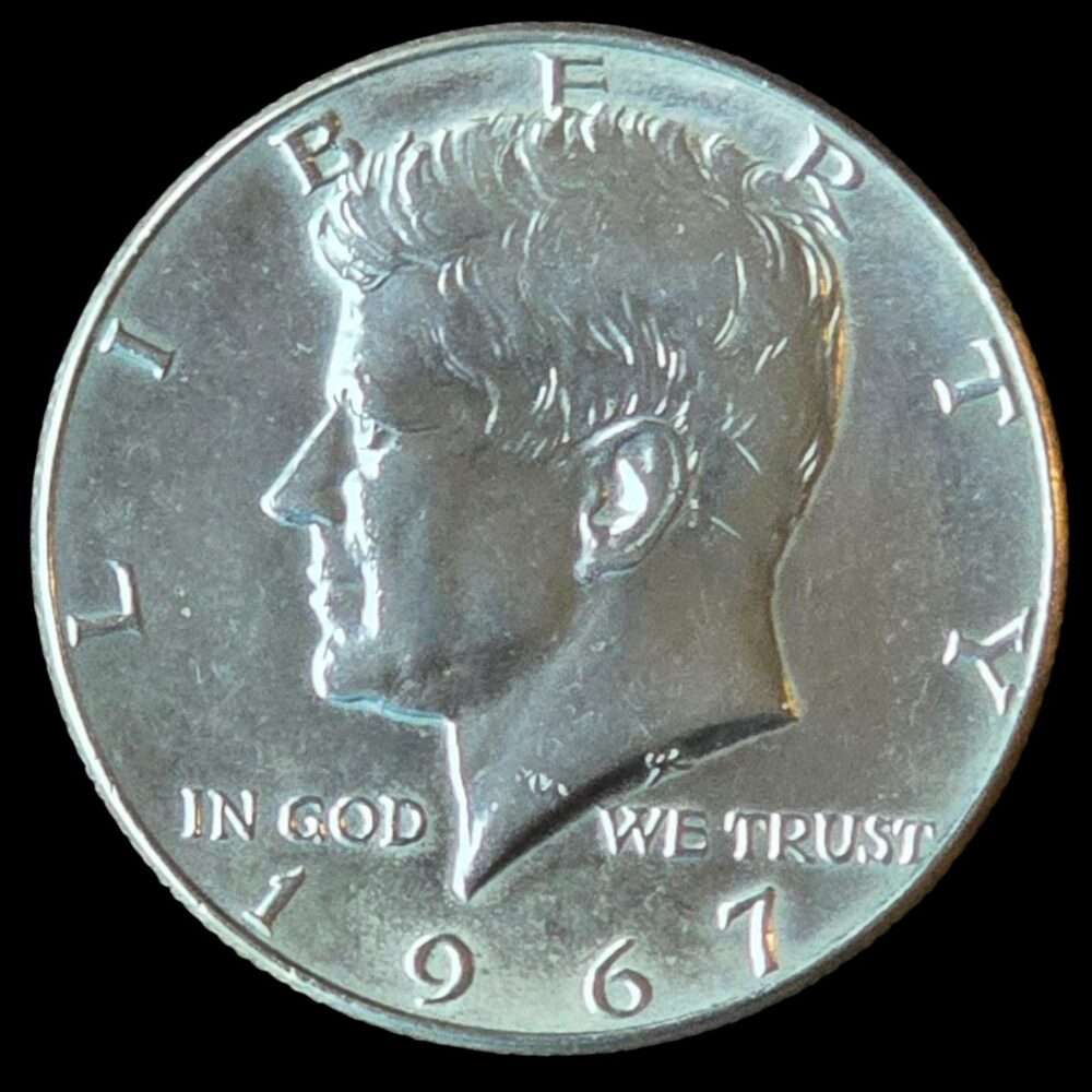 1967 USA Silver .400 Half Dollar John F Kennedy