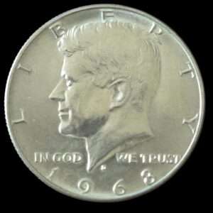 1968 USA Silver .400 Half Dollar John F Kennedy