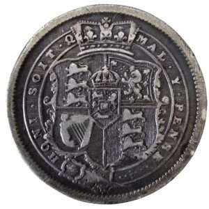 1816 George III Silver Shilling – Very Fine (VF) Condition | Rare British Coin
