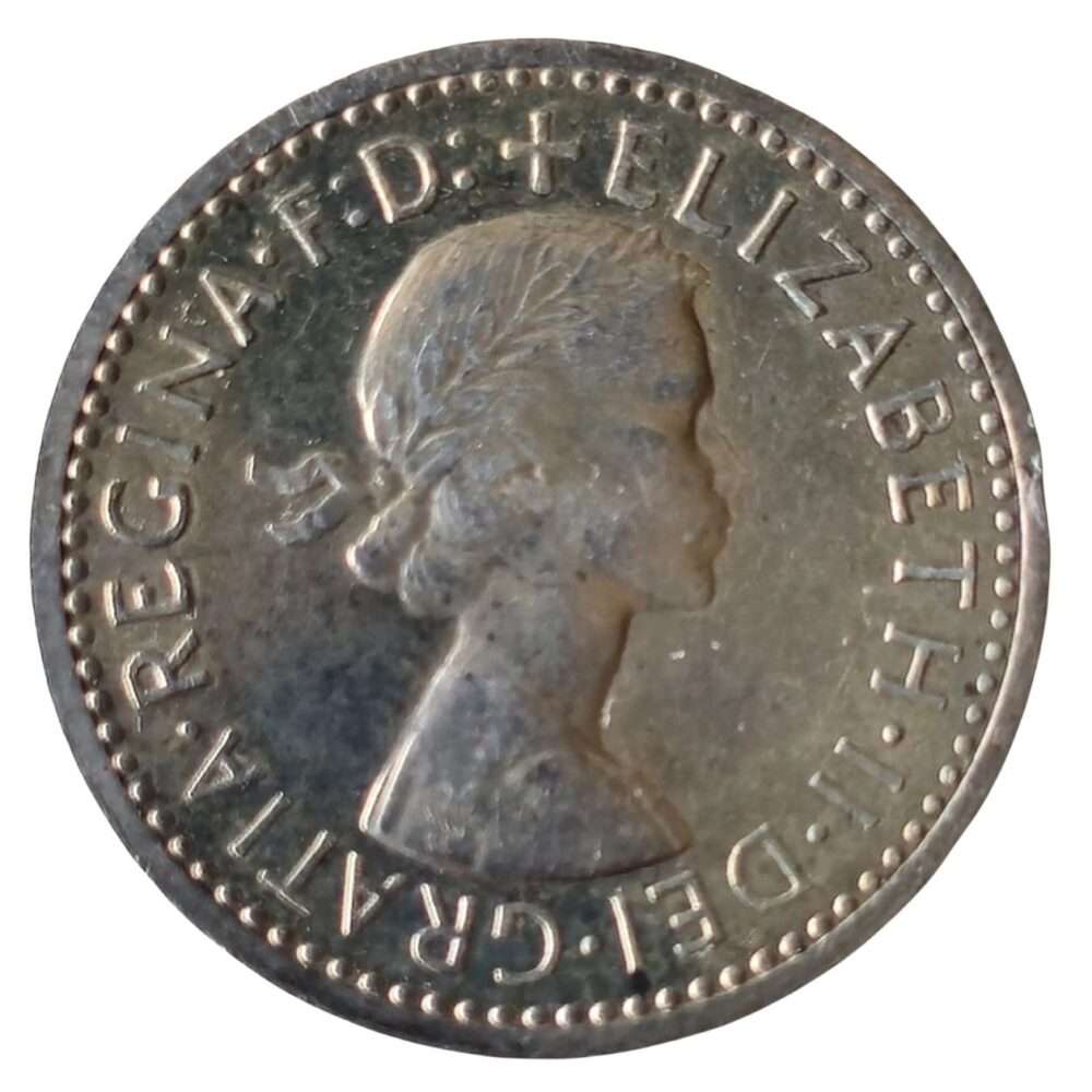 1955 Maundy Silver 4p Queen Elizabeth II