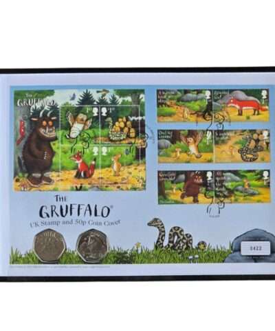 2019 Gruffalo Ultimate 2x 50p BU Premium Coin Cover by WM