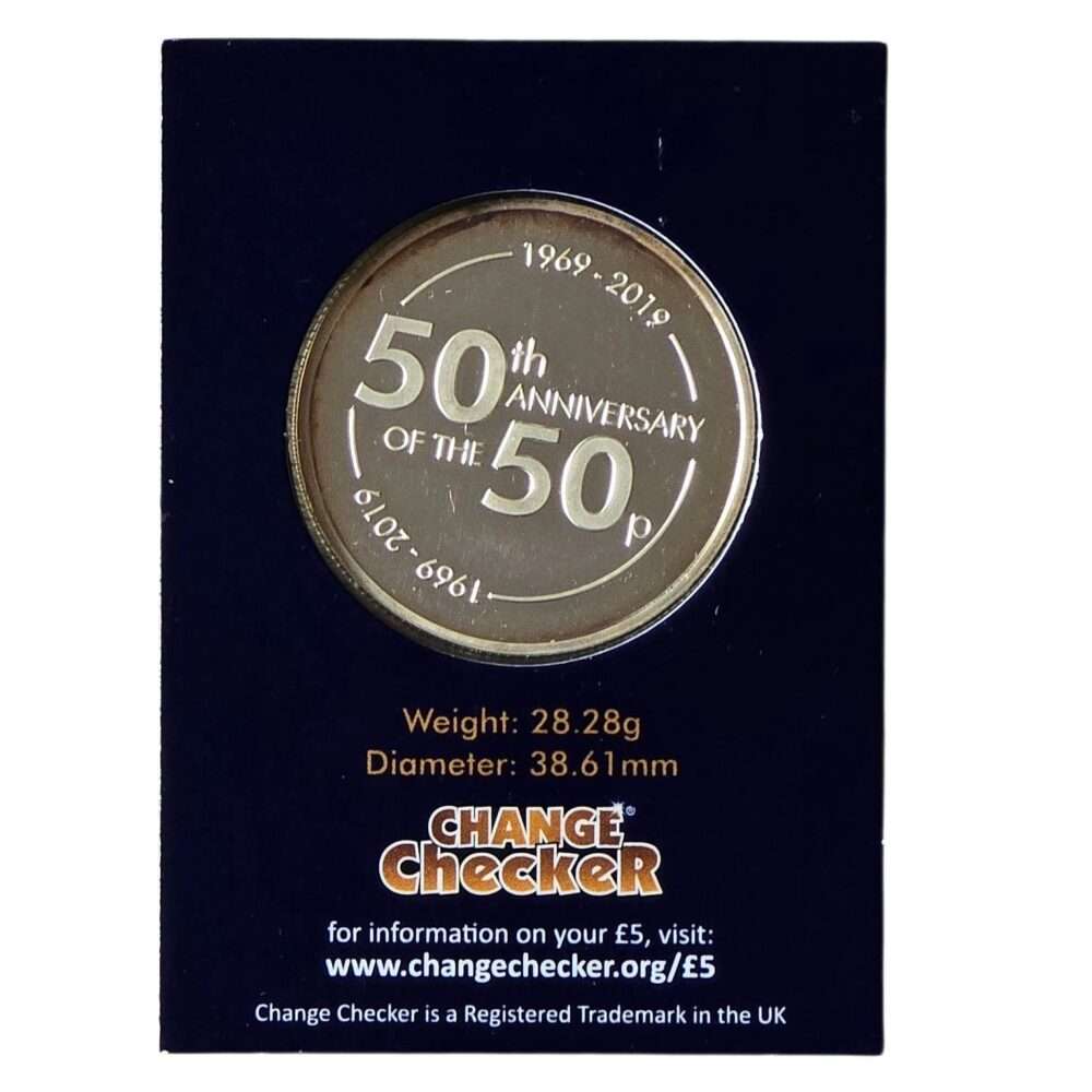 2019 50 Years of 50p CC Proof Medal