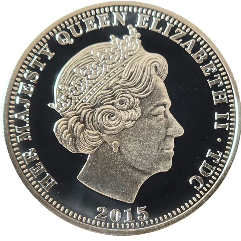 2015 TDC VE Day £5 Silver Plated Proof-like Coin in Capsule