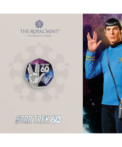 2026 Star Trek 01 ‘Long Live and Prosper’ 50p Coloured BU 
Dispatched mid November