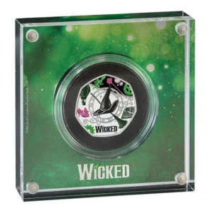 2026 Wicked 50p Coloured Silver Proof<br><i> Dispatched early October</i>