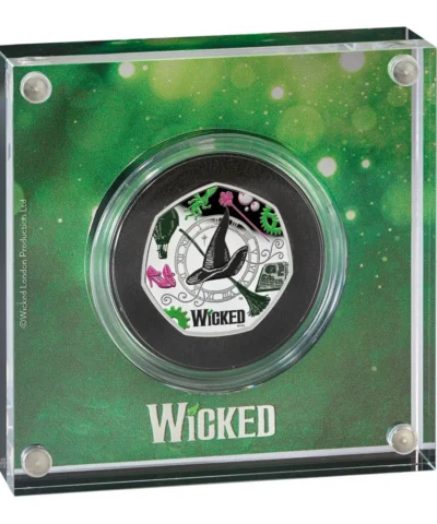 2026 Wicked 50p Coloured Silver Proof Dispatched early October