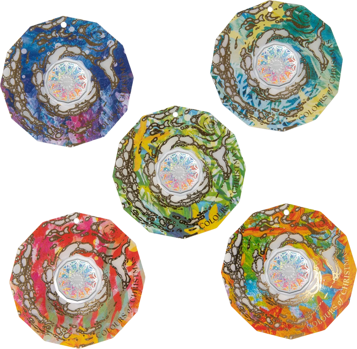 2026 Australia Christmas Coral Reefs BU 50c