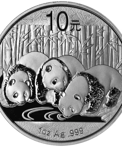 2013 China – Panda 10 Yuan 30g Silver Coin in Capsule