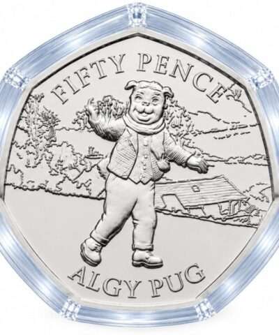 2020 Isle of Man Rupert Bear ‘Algy Pug’ 50p Coin in Capsule