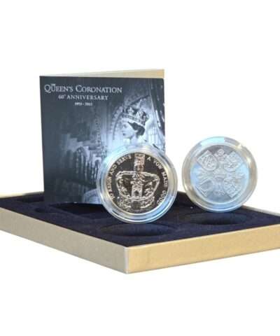 2013 Coronation 60th Anniversary 2-Coin Presentation Mint Pack