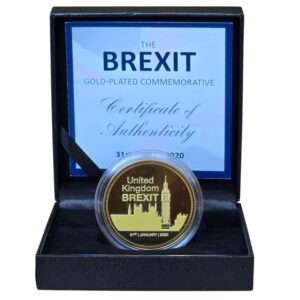 2020 Brexit Gold Plated Proof Commemorative