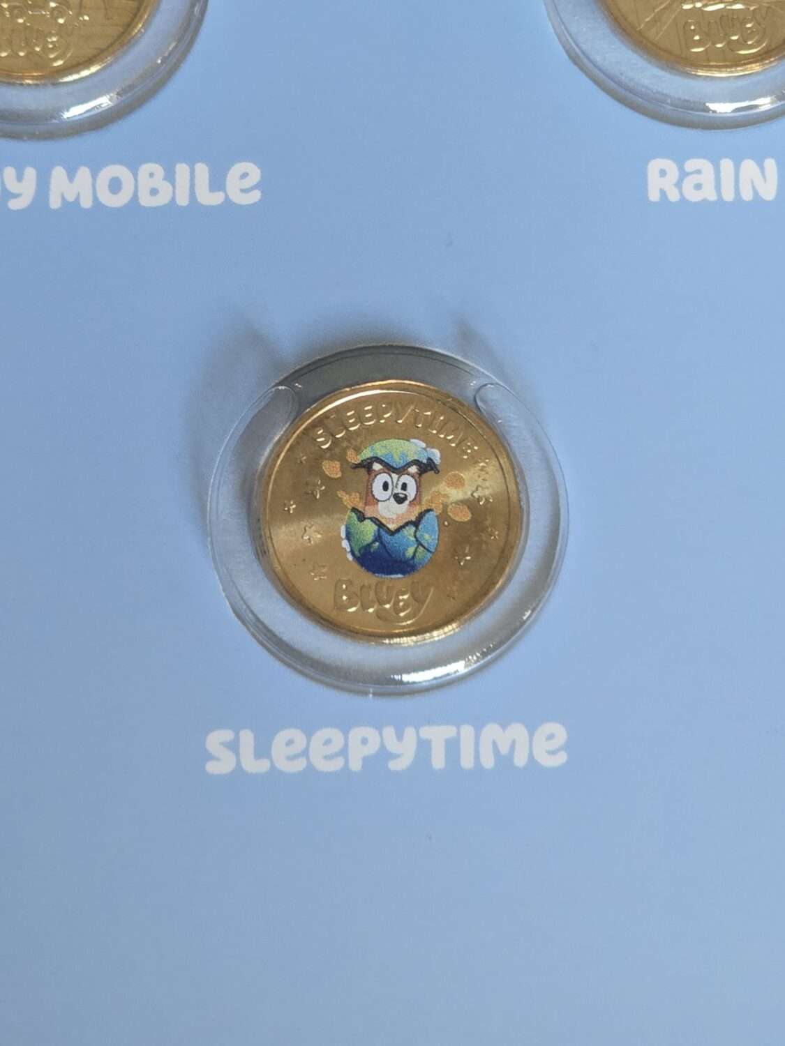 2026 Australia Bluey 'Coloured' 5x $2 Uncirculated Coins in Official Album - Image 4