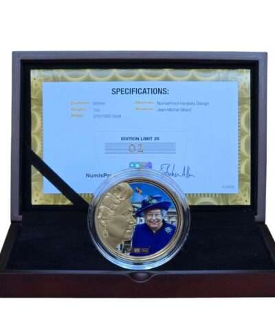 2021 Numisproof Queen Elizabeth 95th Birthday 1 Oz .375 (9c) Gold Proof