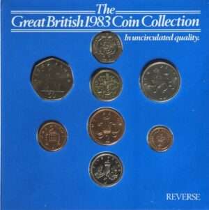<b>Rare Mule 2p:</b> 1983 UK Annual BU Set - 8 Coins