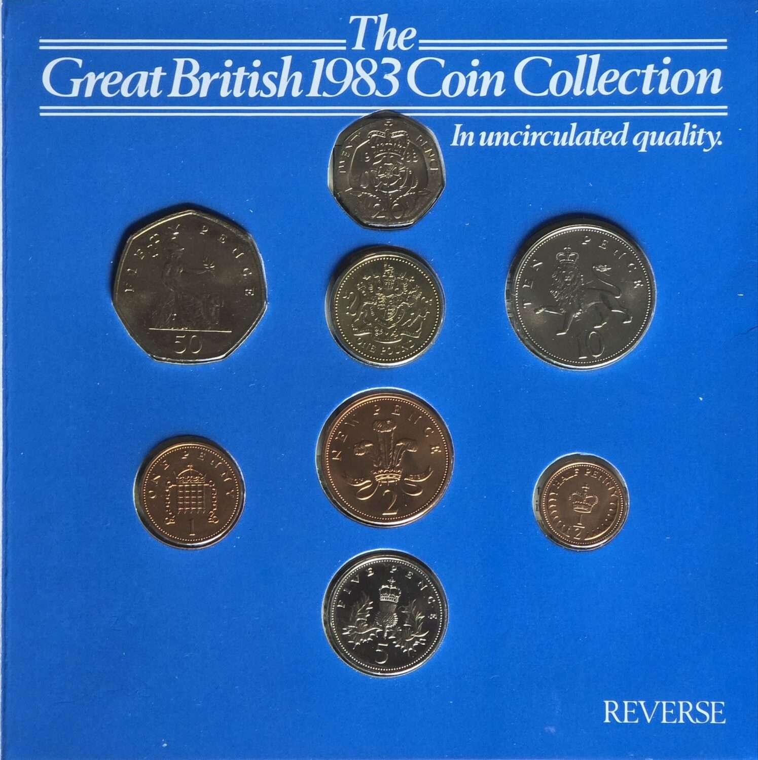 <b>Rare Mule 2p:</b> 1983 UK Annual BU Set - 8 Coins
