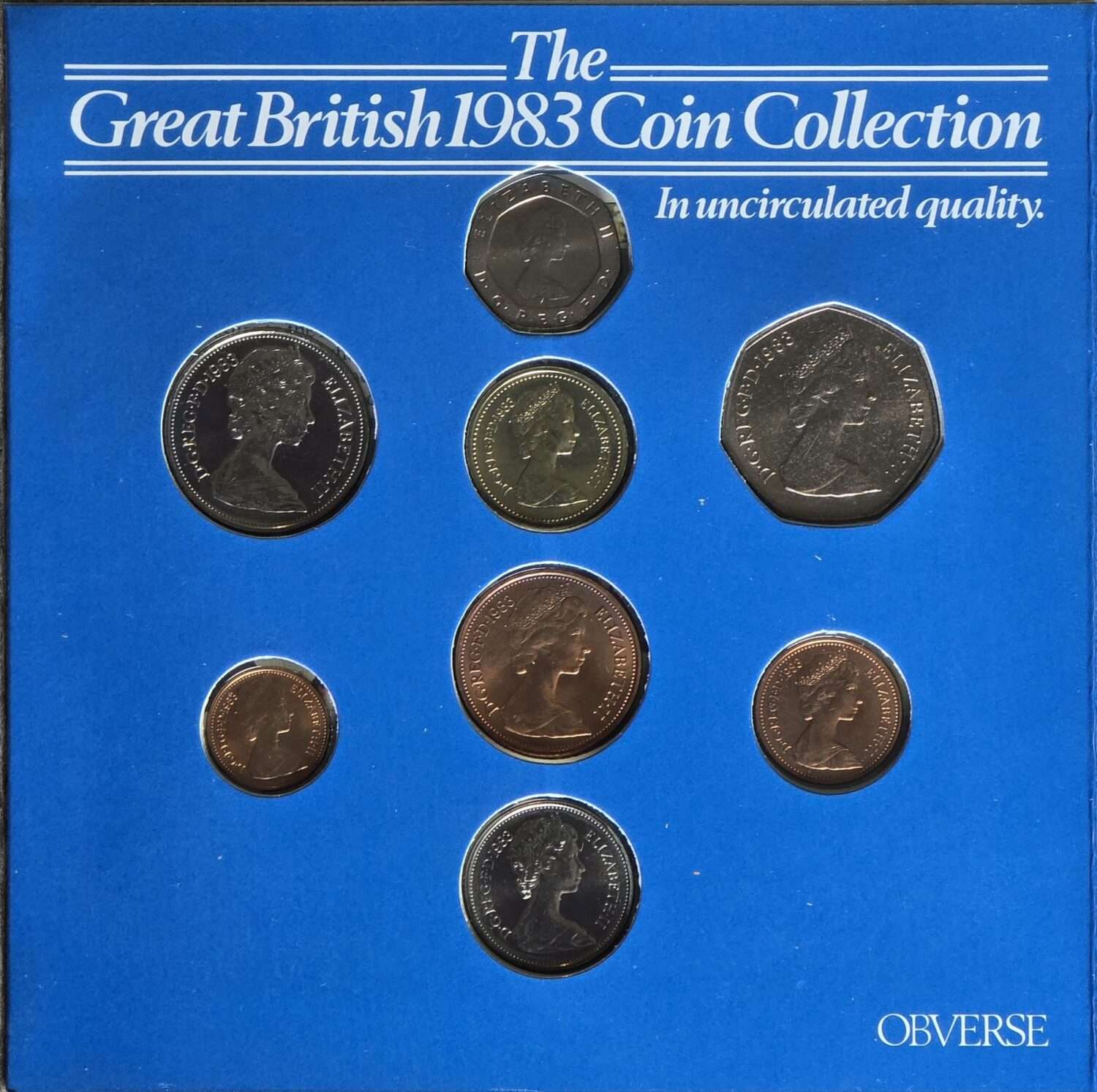 <b>Rare Mule 2p:</b> 1983 UK Annual BU Set - 8 Coins