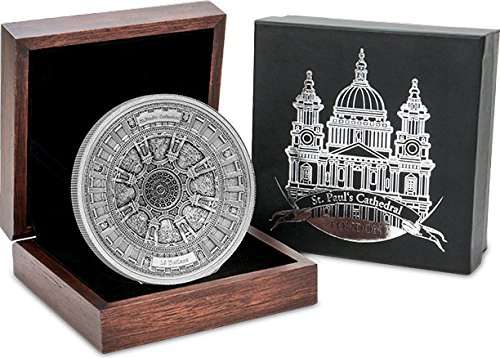 2017 Samoa St Paul Cathedral 100g Silver Antique Finish