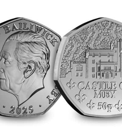 2025 Jersey Castle of Mey 50p BU Coin in Capsule