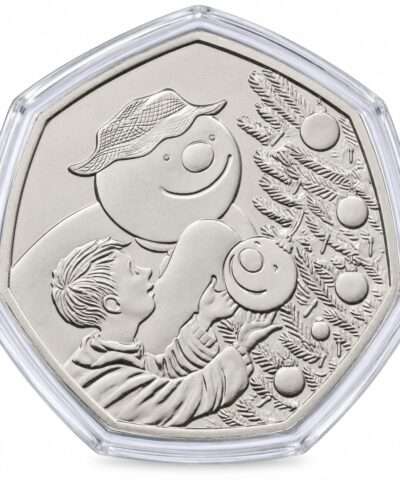 2026 The Snowman 50p BU Coin in Capsule