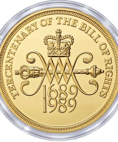 1989 Bill of Rights £2 BU Coin in Capsule