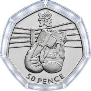 2011 Boxing - London Olympics BU 50p Coin in Capsule