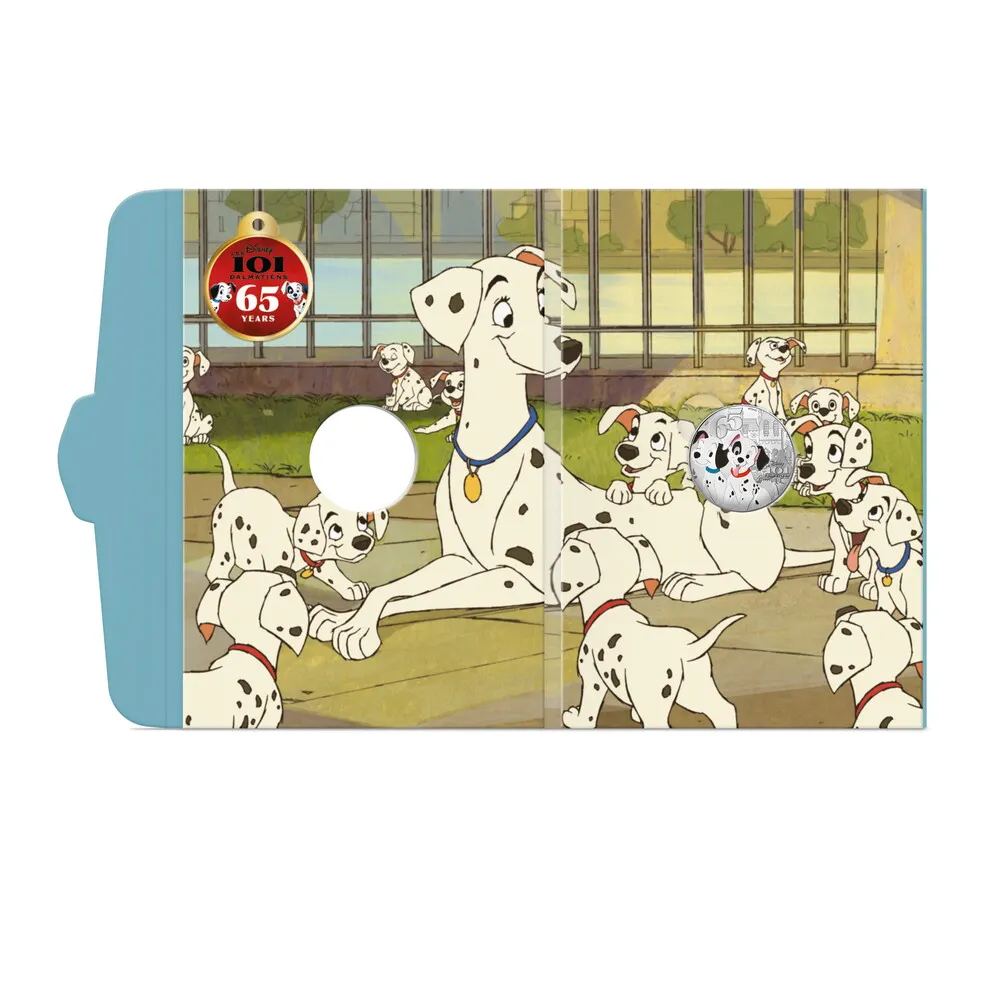 2026 France - Disney Animation Classics - 101 Dalmations 10€ Silver Coloured BU