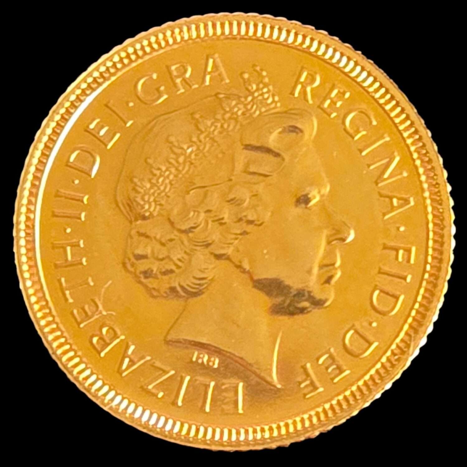 2002 Queen Elizabeth II Golden Jubilee Half BU Sovereign - London