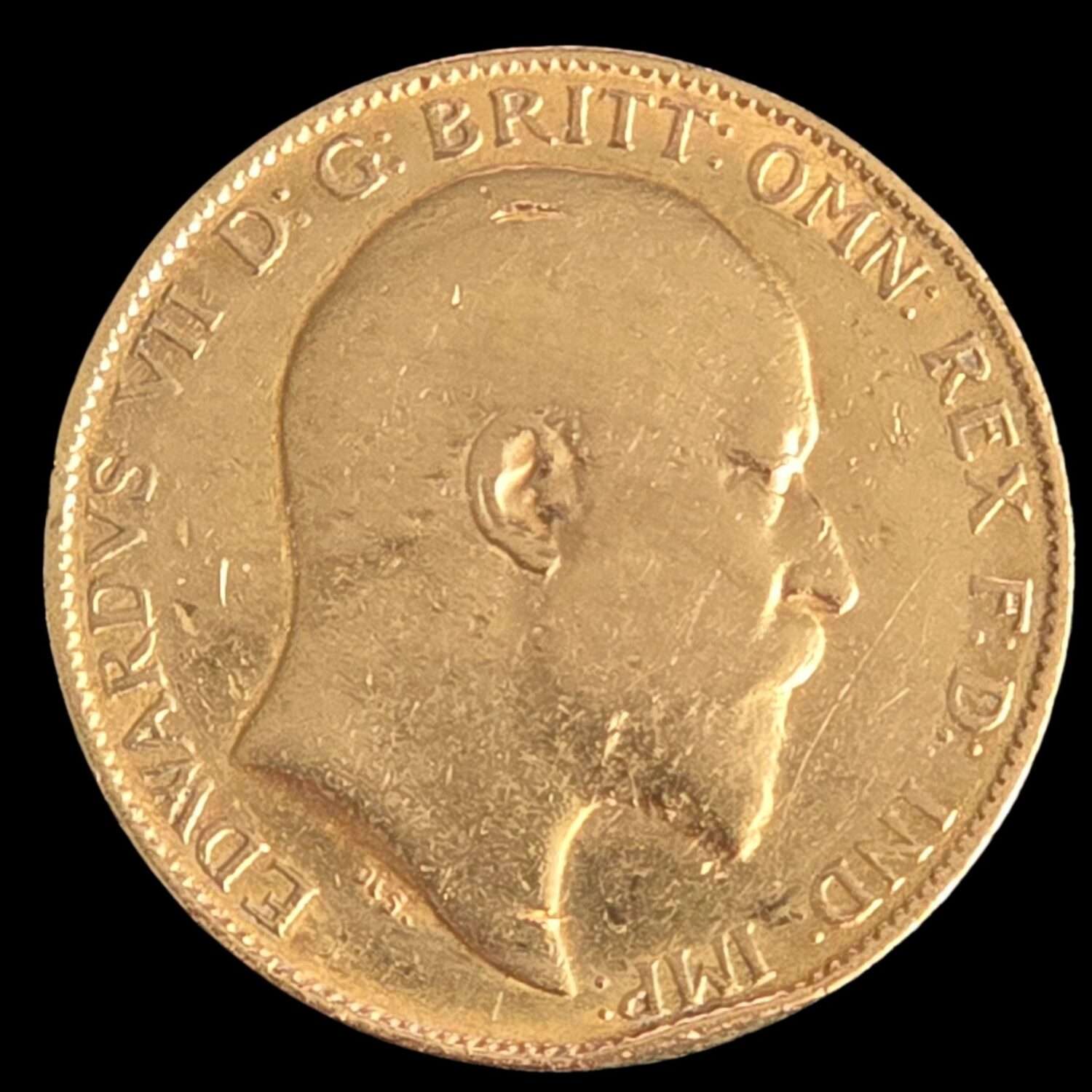 1902 King Edward VII Half Sovereign - London