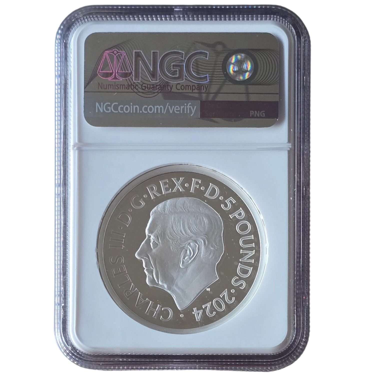 2024 UK Benedetto Pistrucci St George and the Dragon 2 Oz Silver Proof PF69 NGC Graded