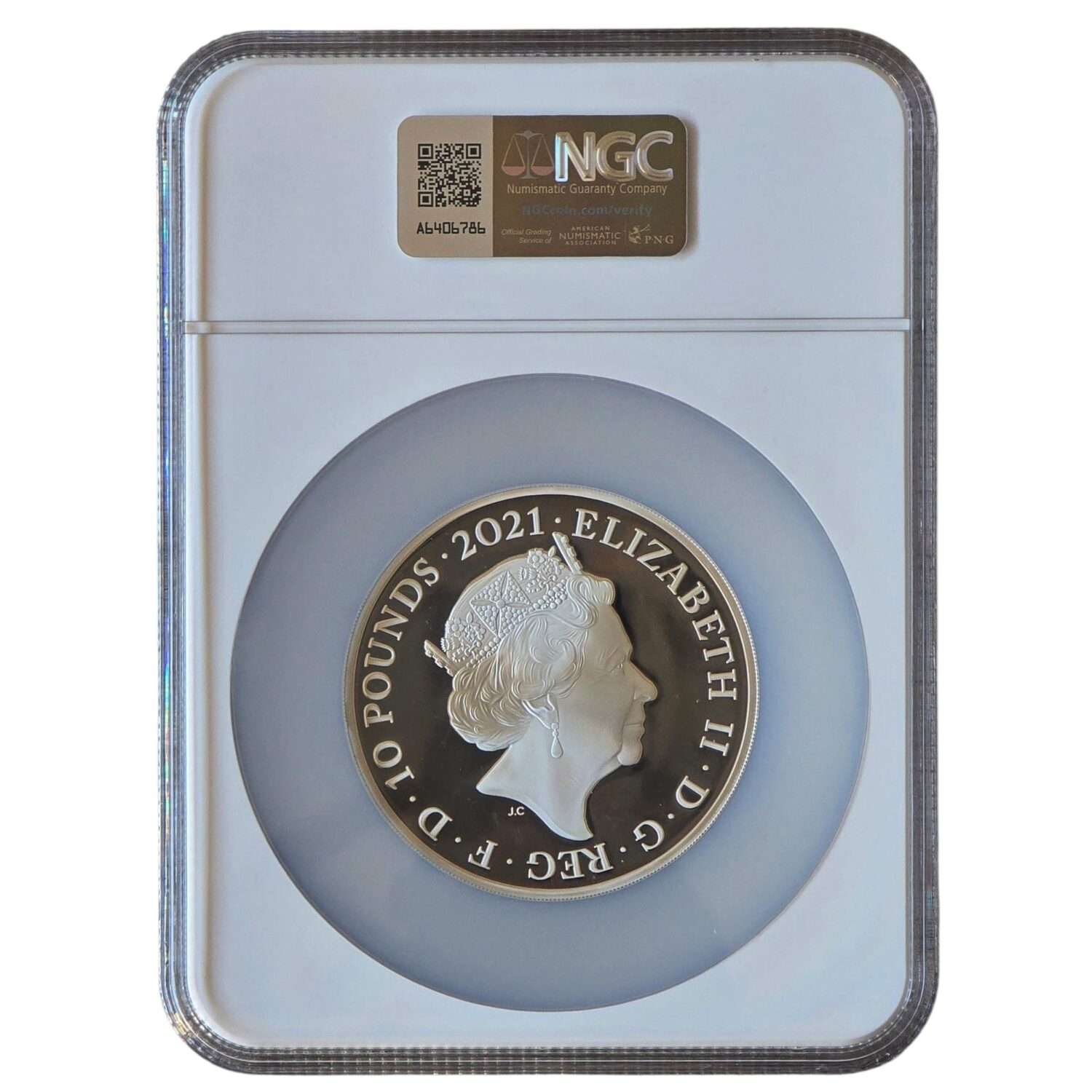 2021 UK The Gothic Crown - Victoria Portrait 5 Oz Silver Proof PF68 NGC Graded