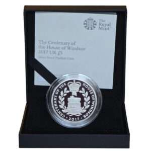 2017 House of Windsor £5 Silver Proof Piedfort