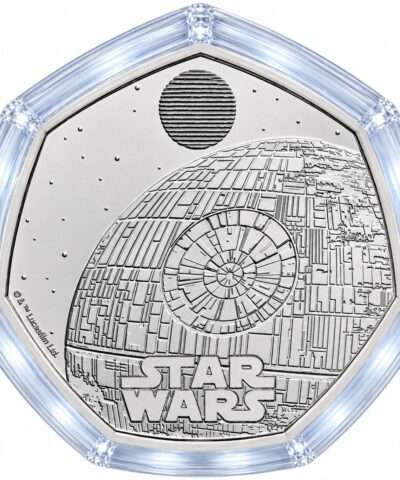 2024 Star Wars – 08 Death Star 50p BU Coin in Capsule