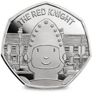 2021 Guernsey 'Mr Benn - Red Knight' 50p BU Coin in Capsule