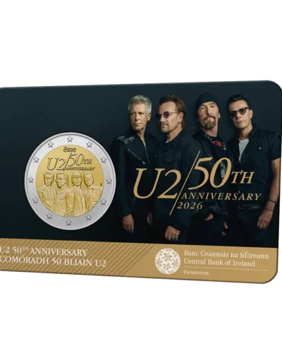 2026 Ireland 50th Anniversary of U2 BU 2 Euro in Pack